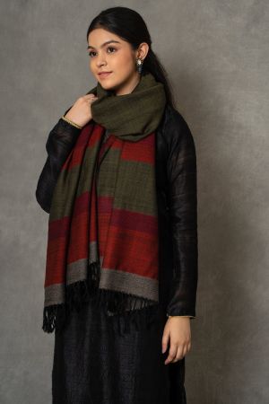Lenis Handwoven shawl